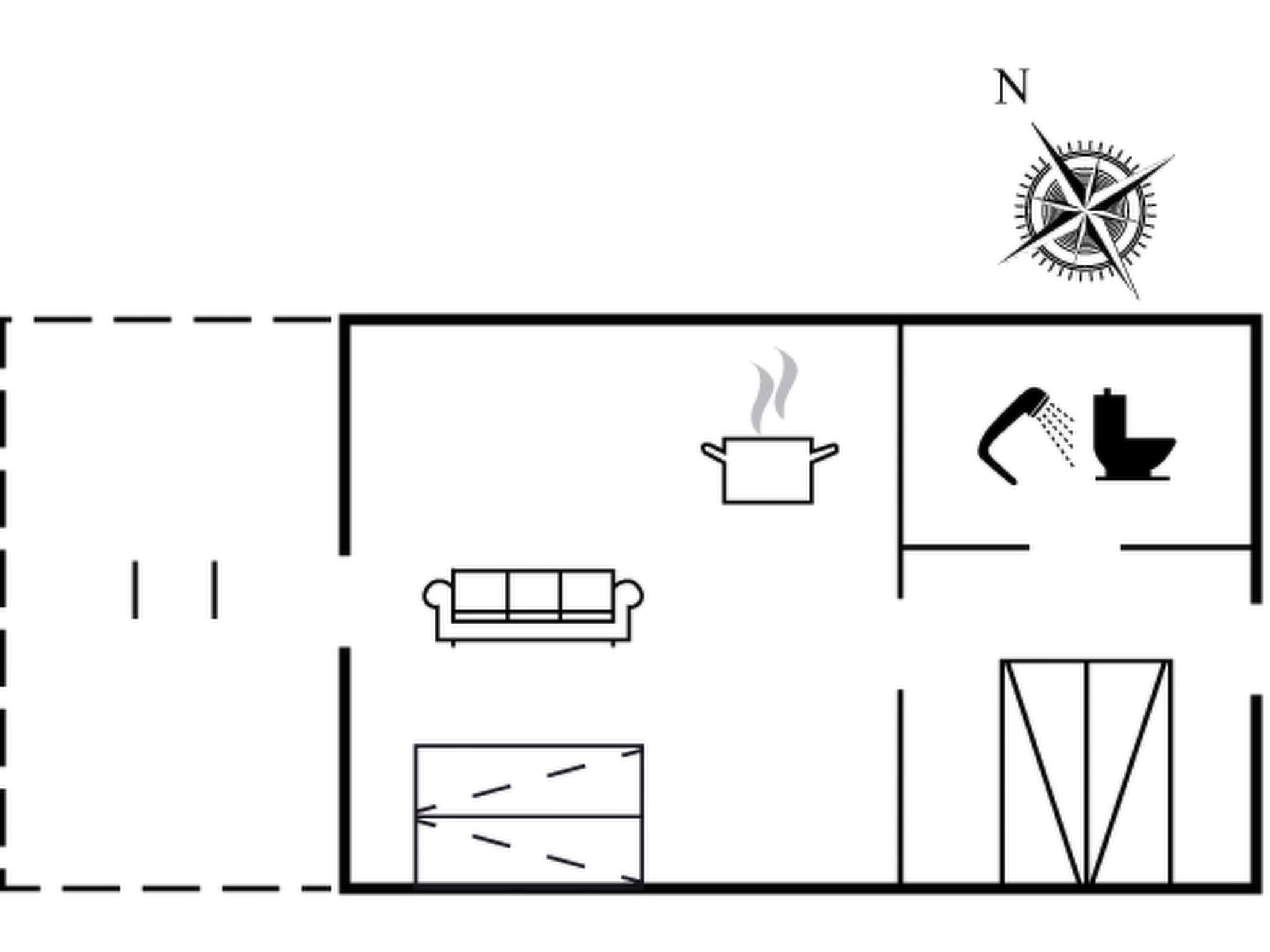 Appartement "Bertte" - 100m from the sea – Plan, photo 10 sur 10