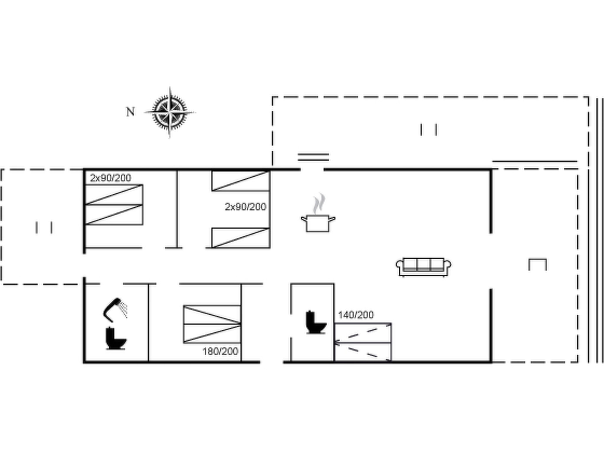 "Auke" - 100m from the sea - Inside