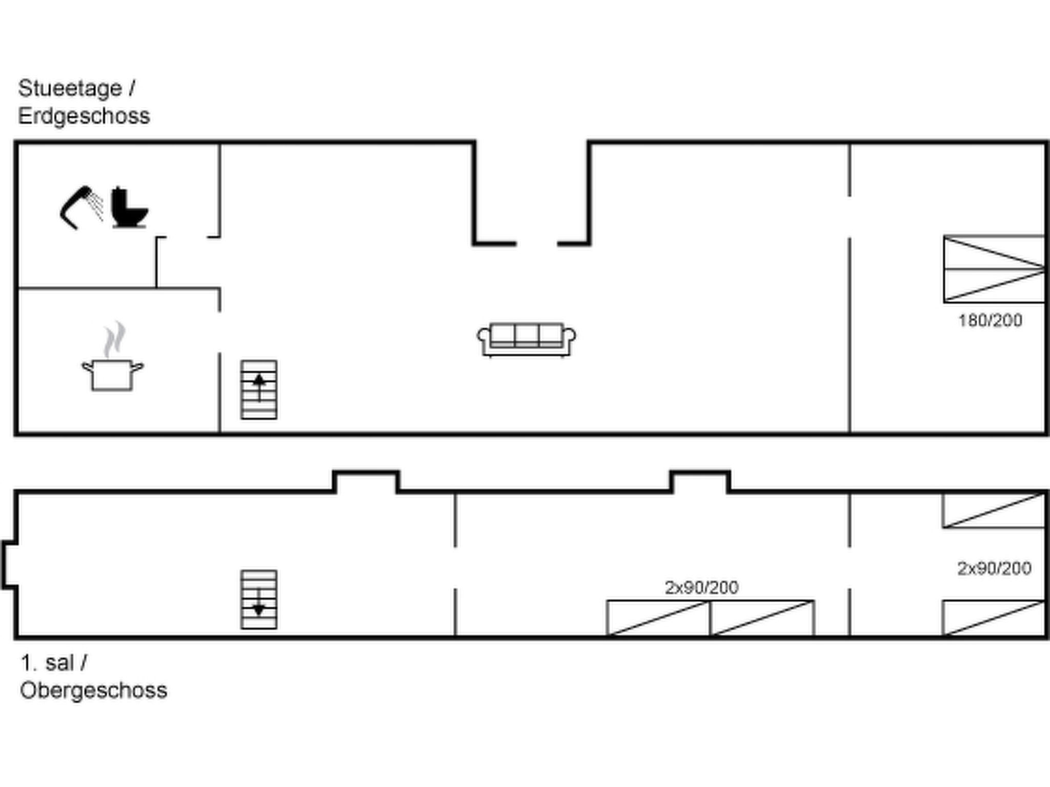 "Vemund" - 750m from the sea - Binnen