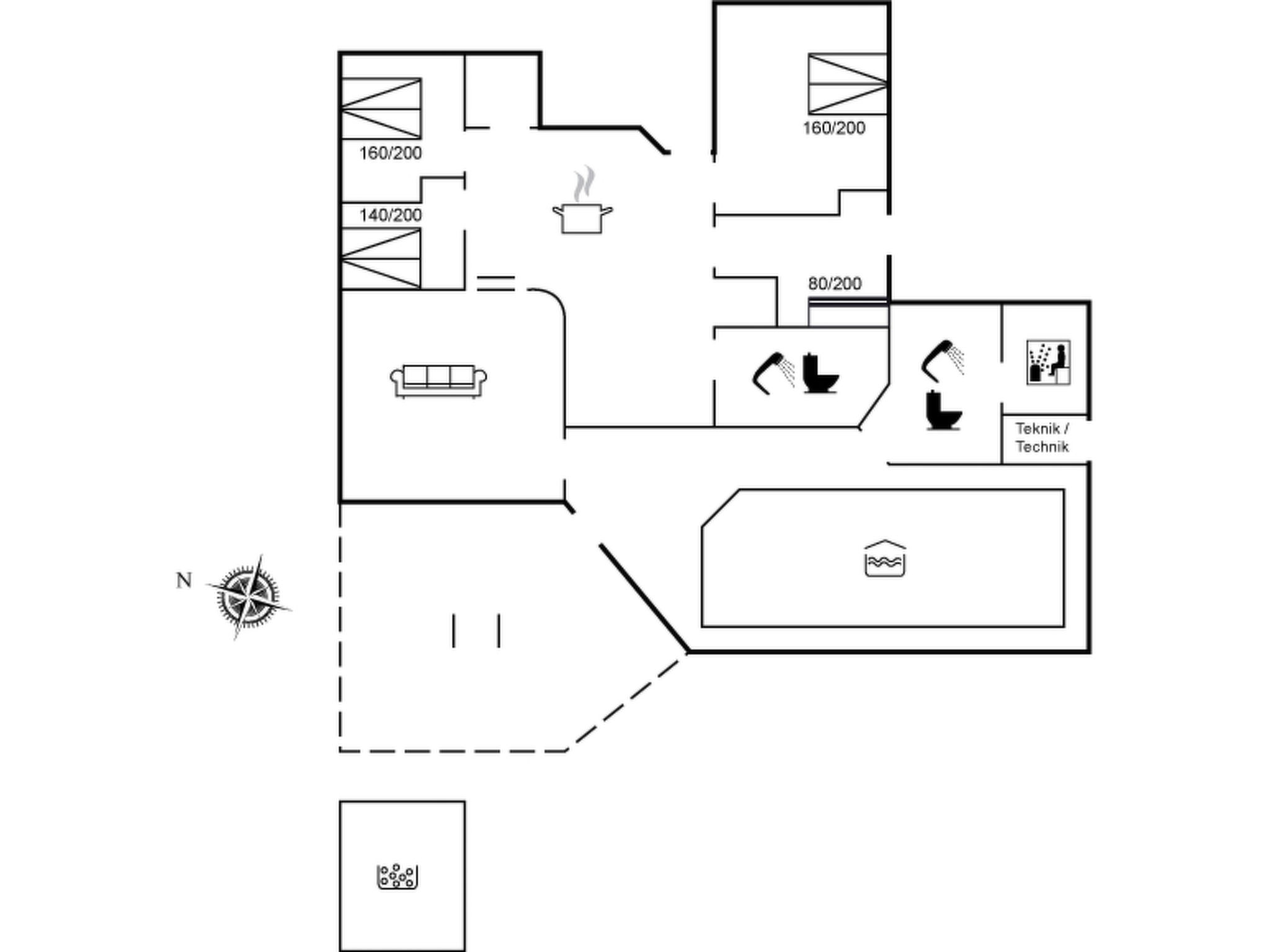 "Ellie" - 700m from the sea-Dedans