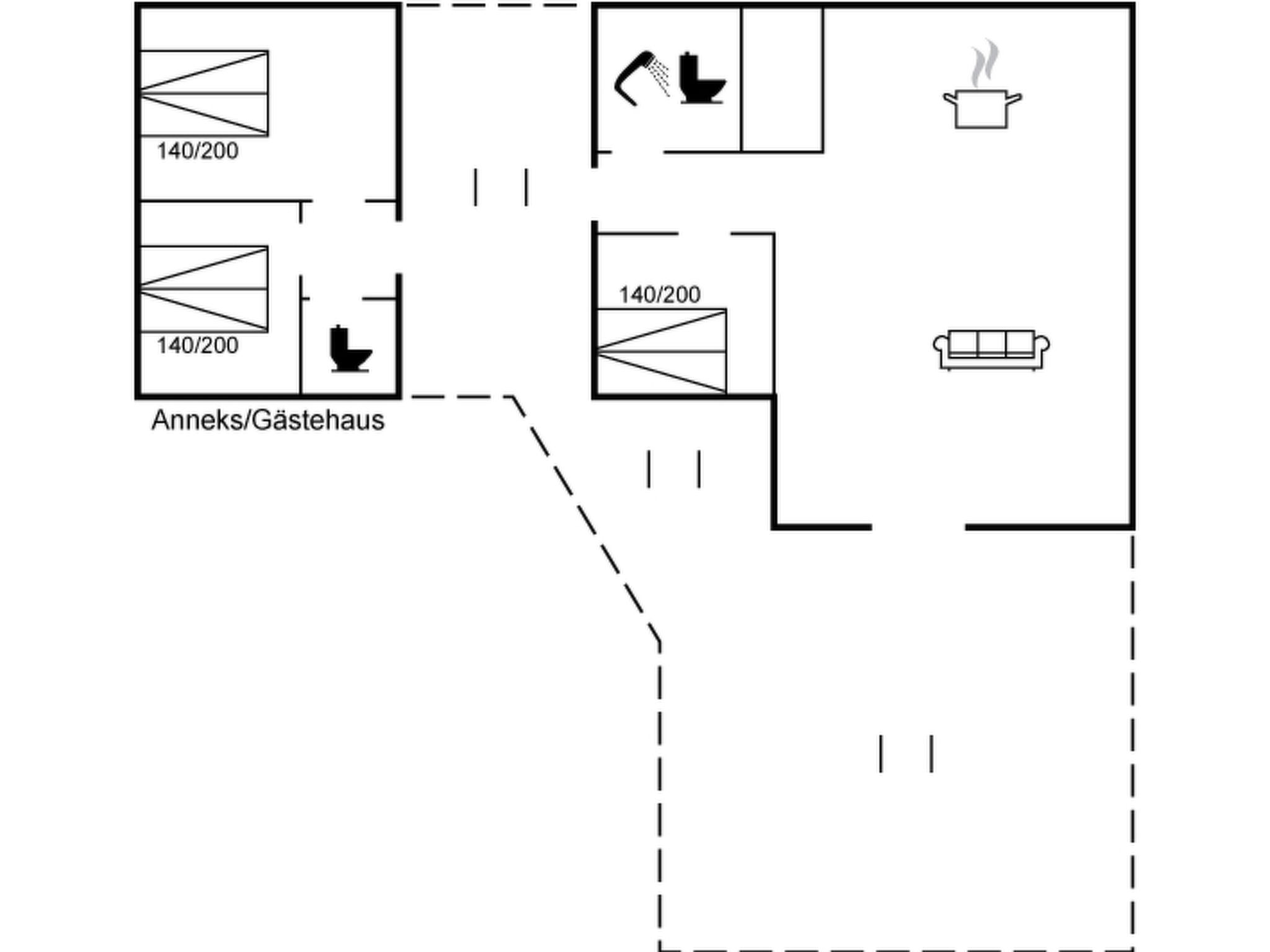 "Lycka" - 700m from the sea-Drinnen