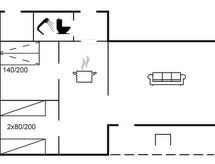 Knusse vakantiewoning op 660 meter van de zee met omheinde tuin in Gedser - thumbnail 2