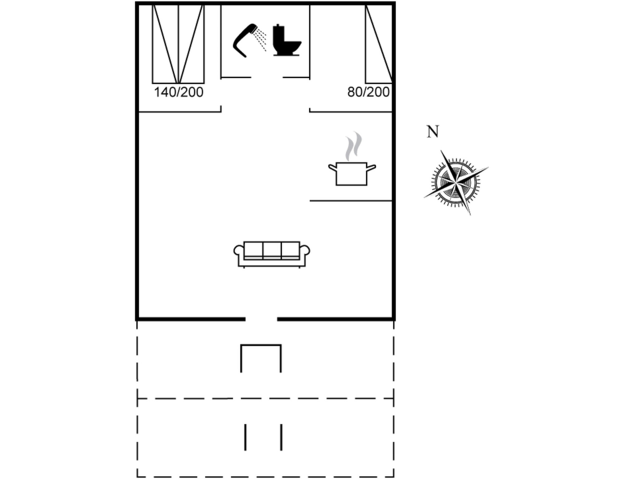"Urban" - 140m from the sea
