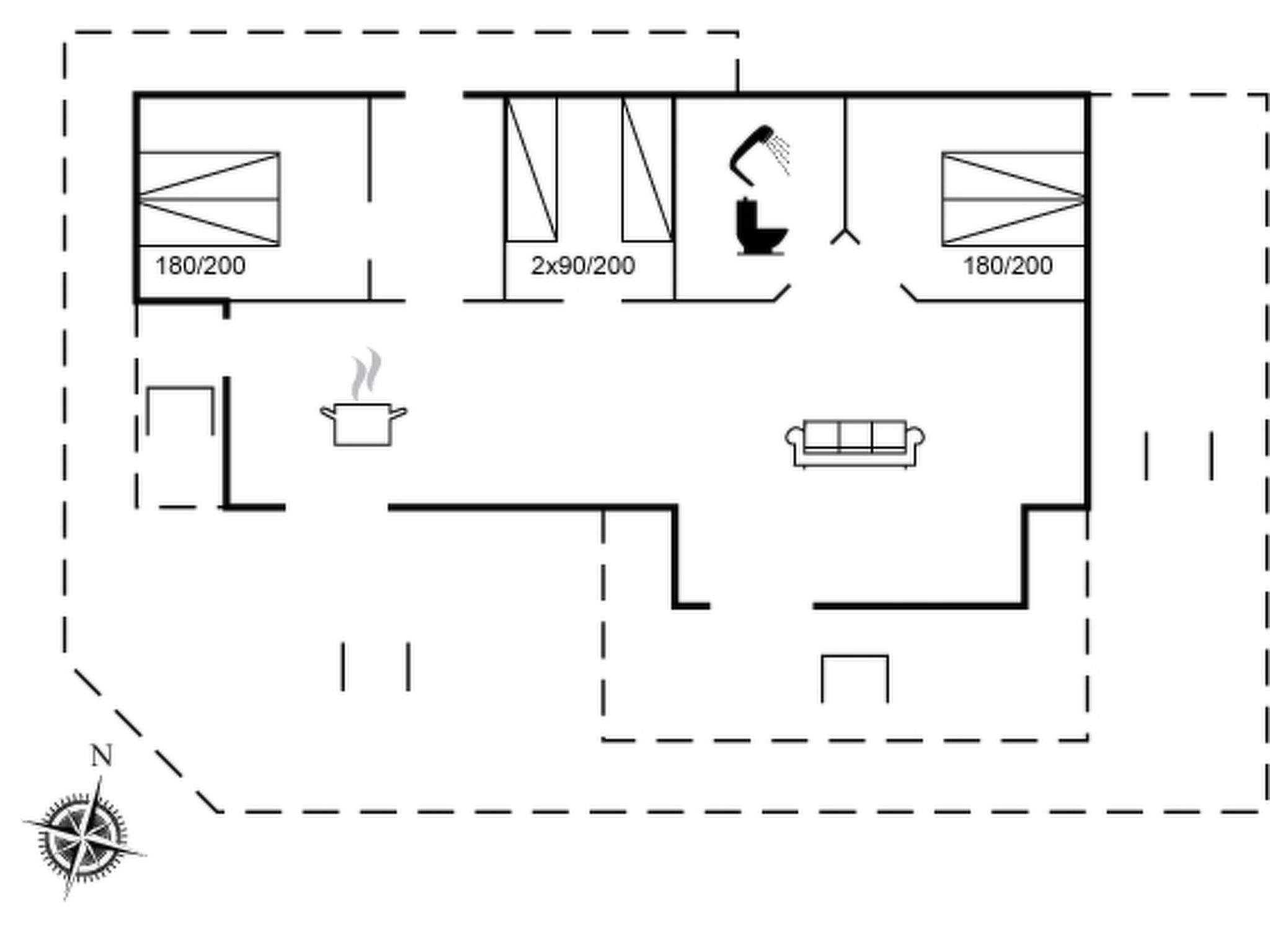 "Edvardsine" - 40m from the sea-Binnen