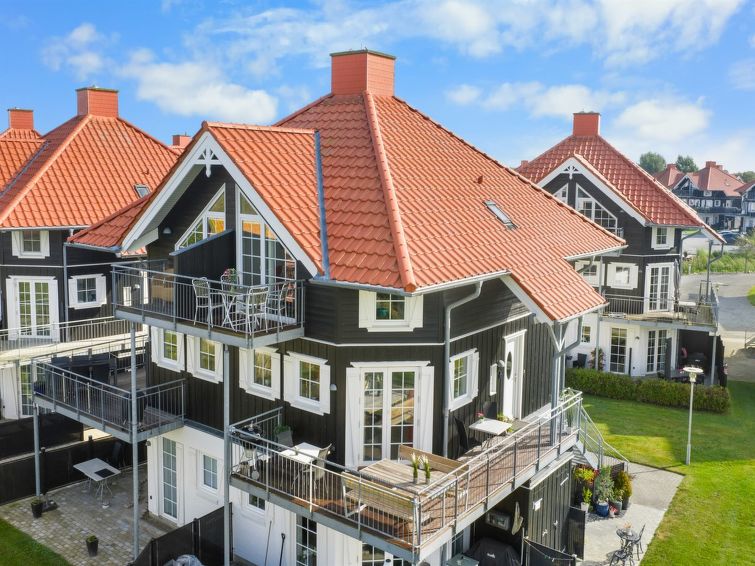 Aan zee: Ruim appartement Alitta in Bogense met sauna in Bogense