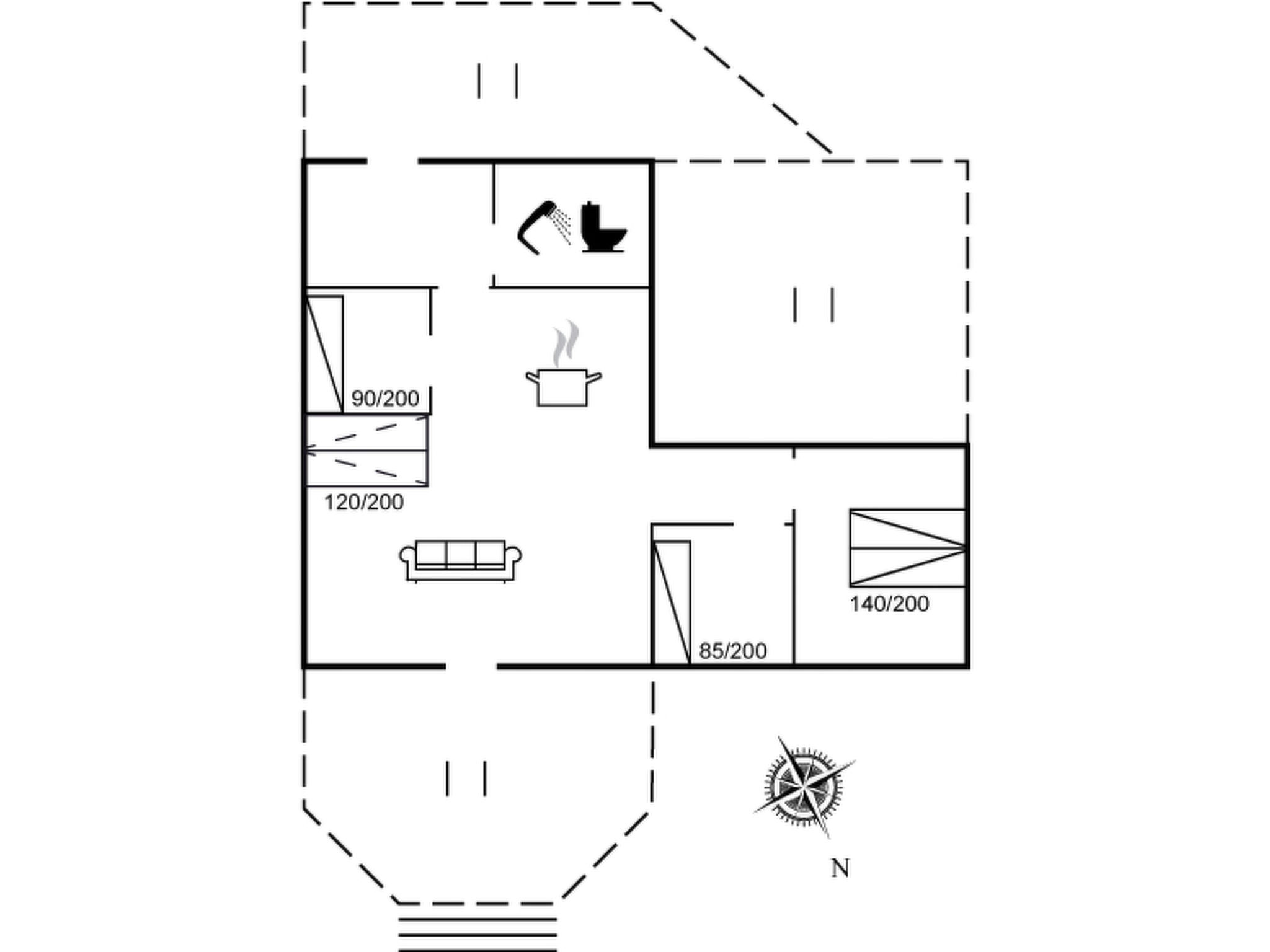 "Astrath" - 10m from the sea-Binnen