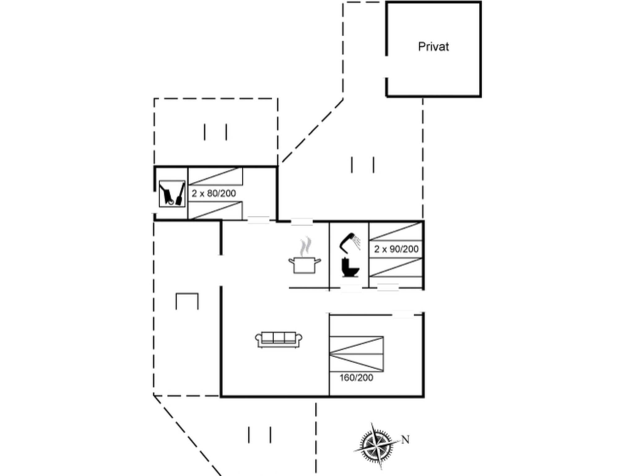 "Bjart" - 150m from the sea-Inside