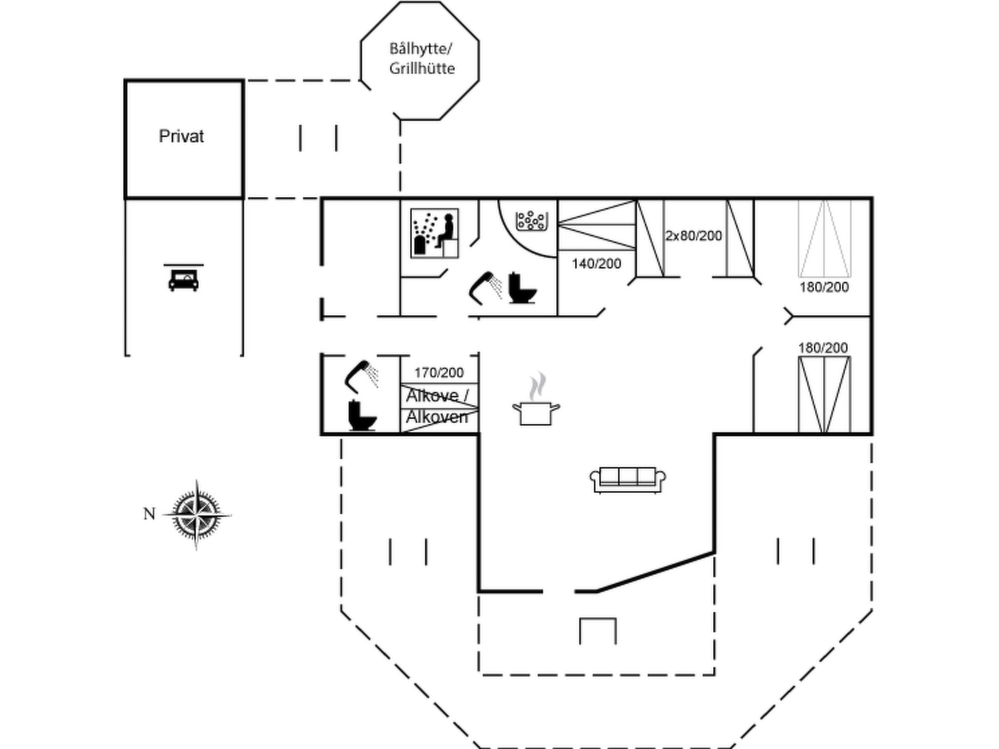 inside