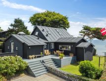 Strandvilla Sten in Bjert: Vakantiehuis op 30 meter van de zee voor 6 personen - thumbnail 1