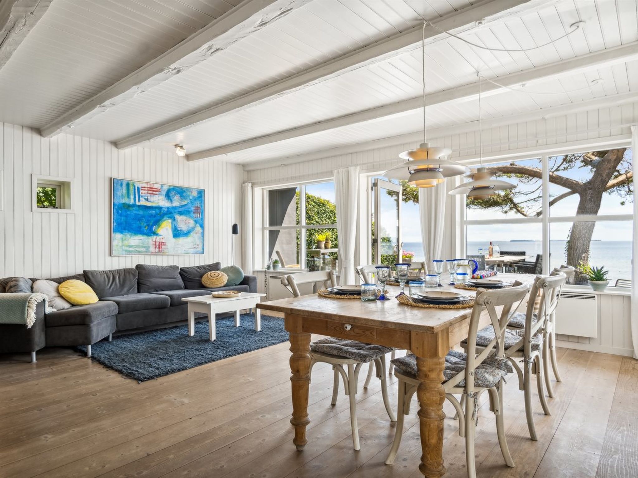 "Sten" - 30m from the sea - Binnen
