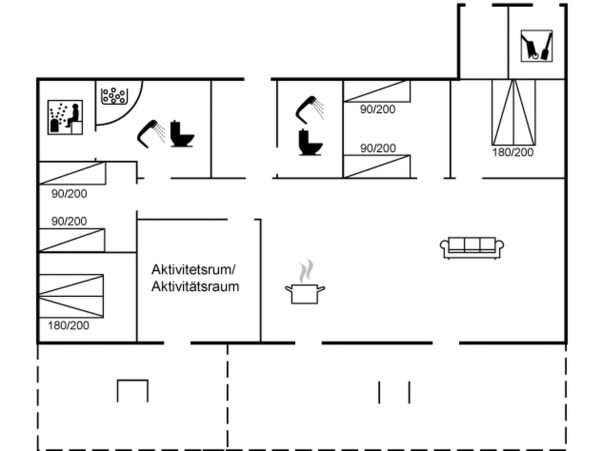 Modern vakantiehuis Alka voor 10 personen, 500 meter van zee in Sjølund - foto 5
