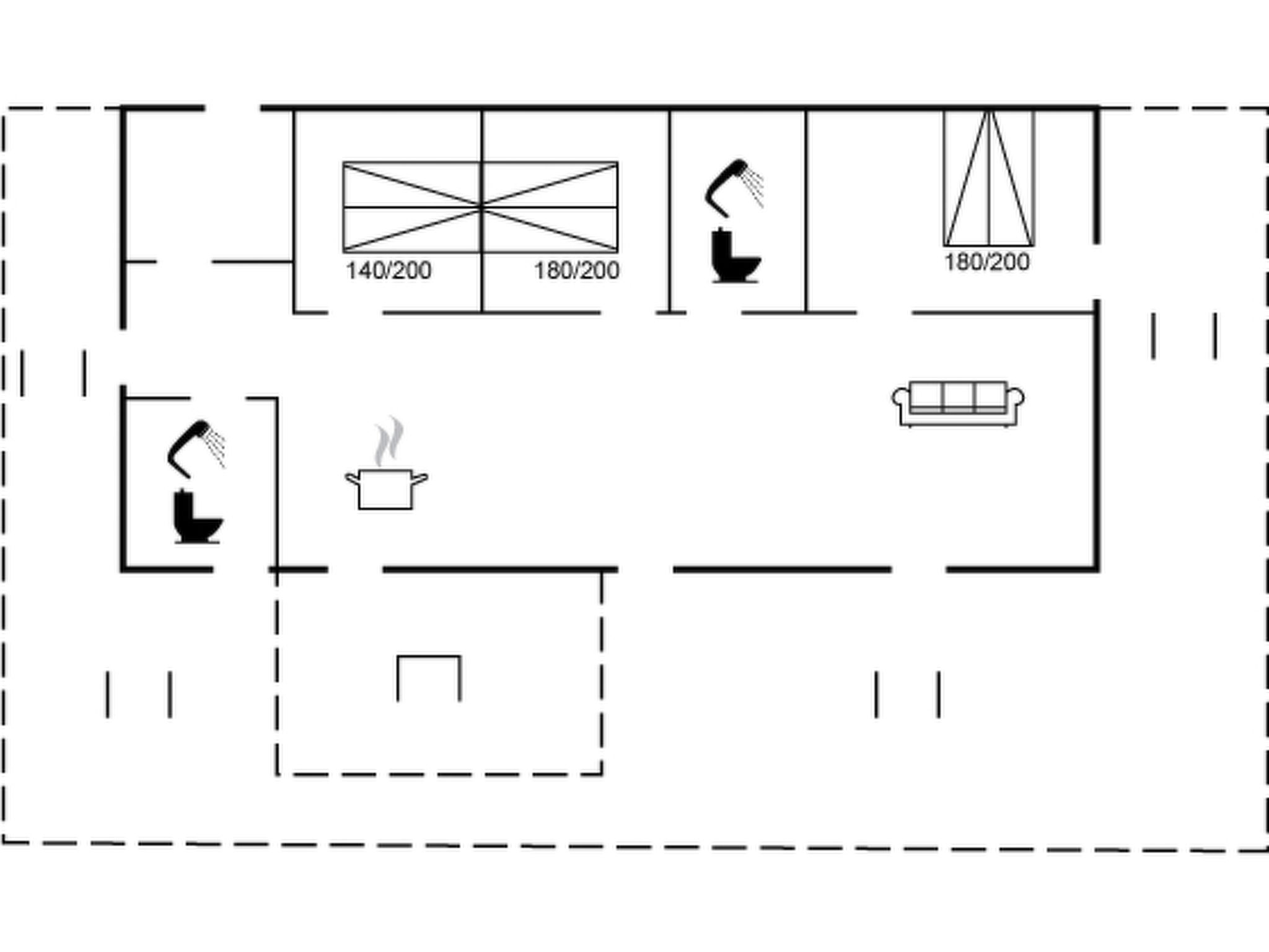 Maison "Illona" - 200m from the sea – Plan, photo 36 sur 36