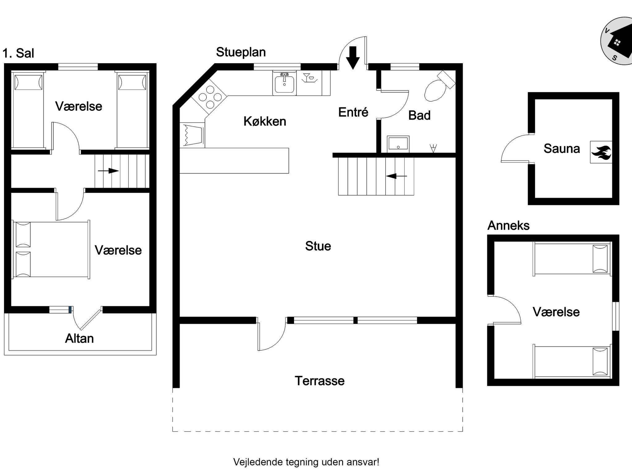 "Elisabete" - 600m from the sea - Inside