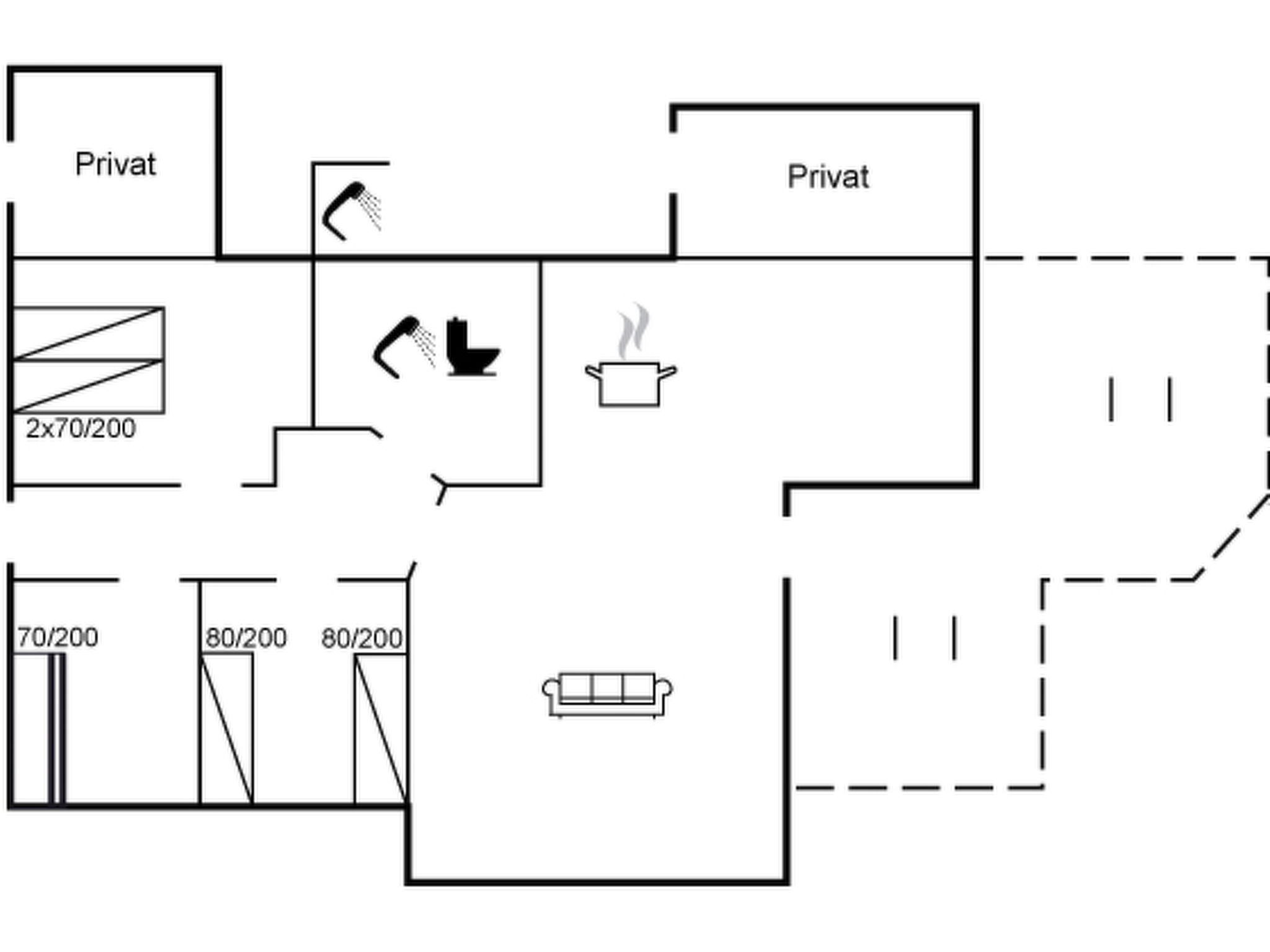 Maison "Aster" - 100m from the sea – Plan, photo 17 sur 17