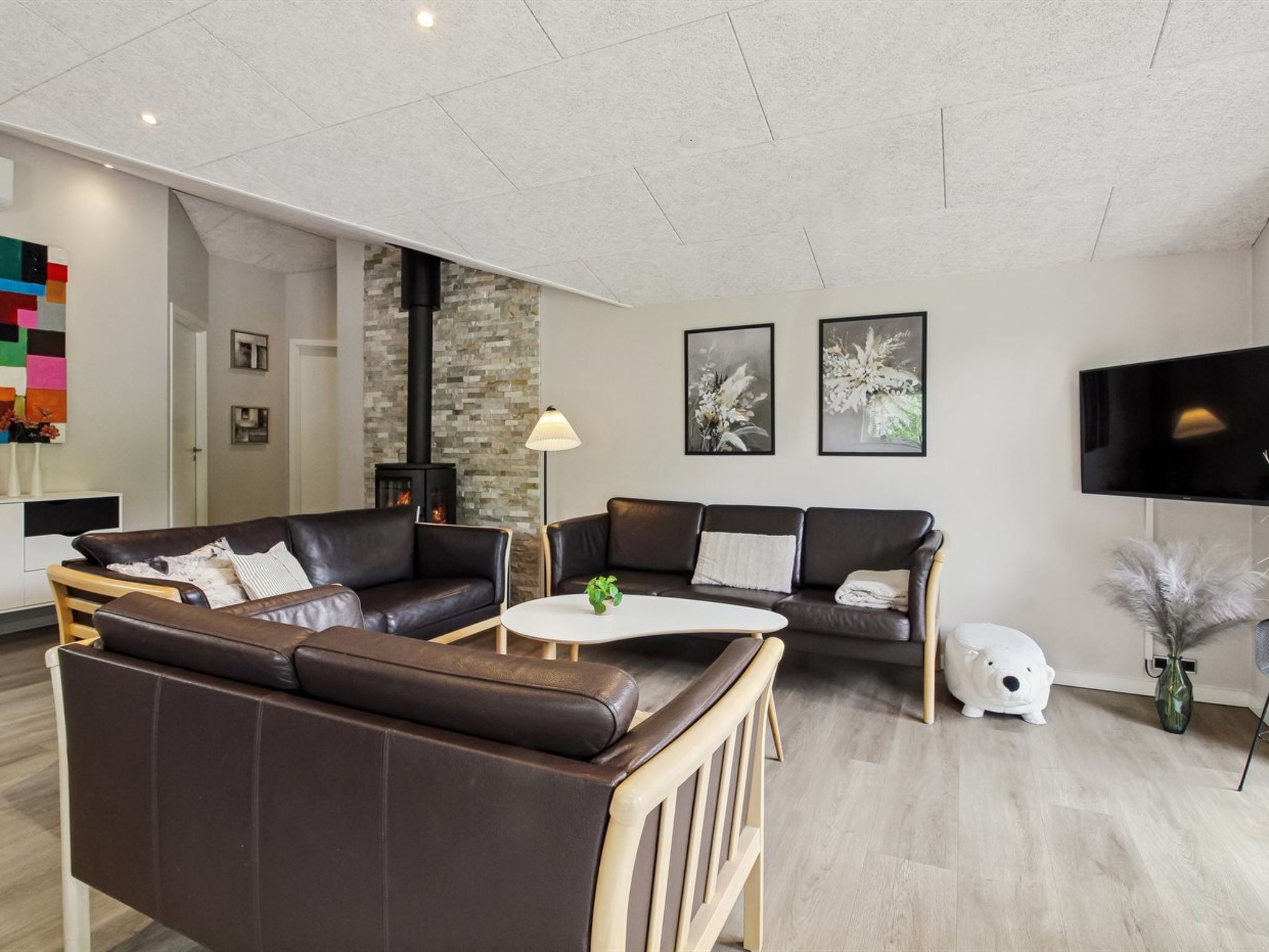 Modern vakantiehuis Eylar met sauna en speelparadijs nabij Toftlund - foto 7
