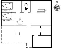 Licht vakantiehuis met open haard op 875 m² privégrond nabij Toftlund - thumbnail 2