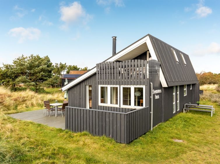 Vakantiehuis met open haard en zeezicht op Fanø in Fanø