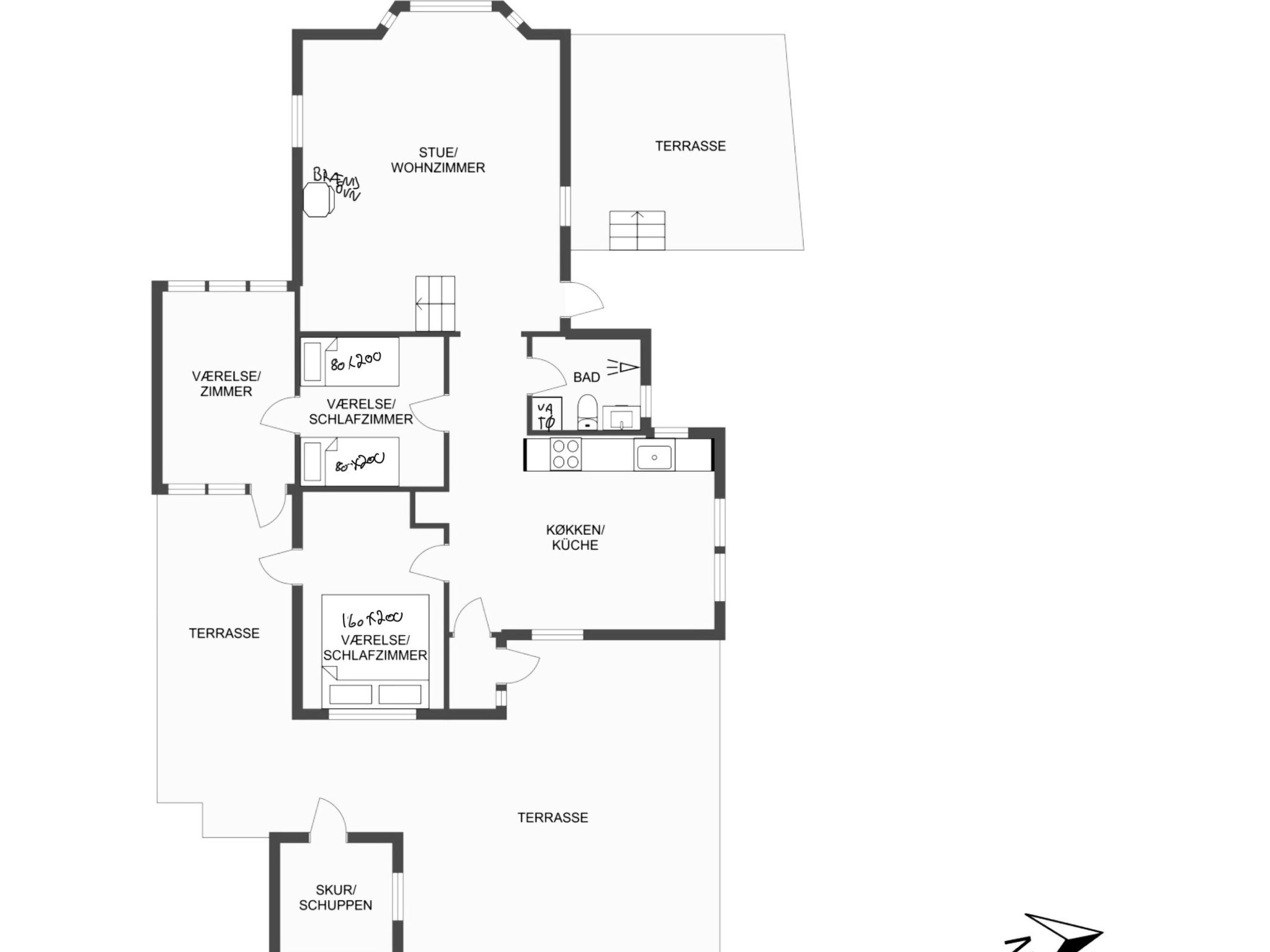 'Hanne' - 750m from the sea