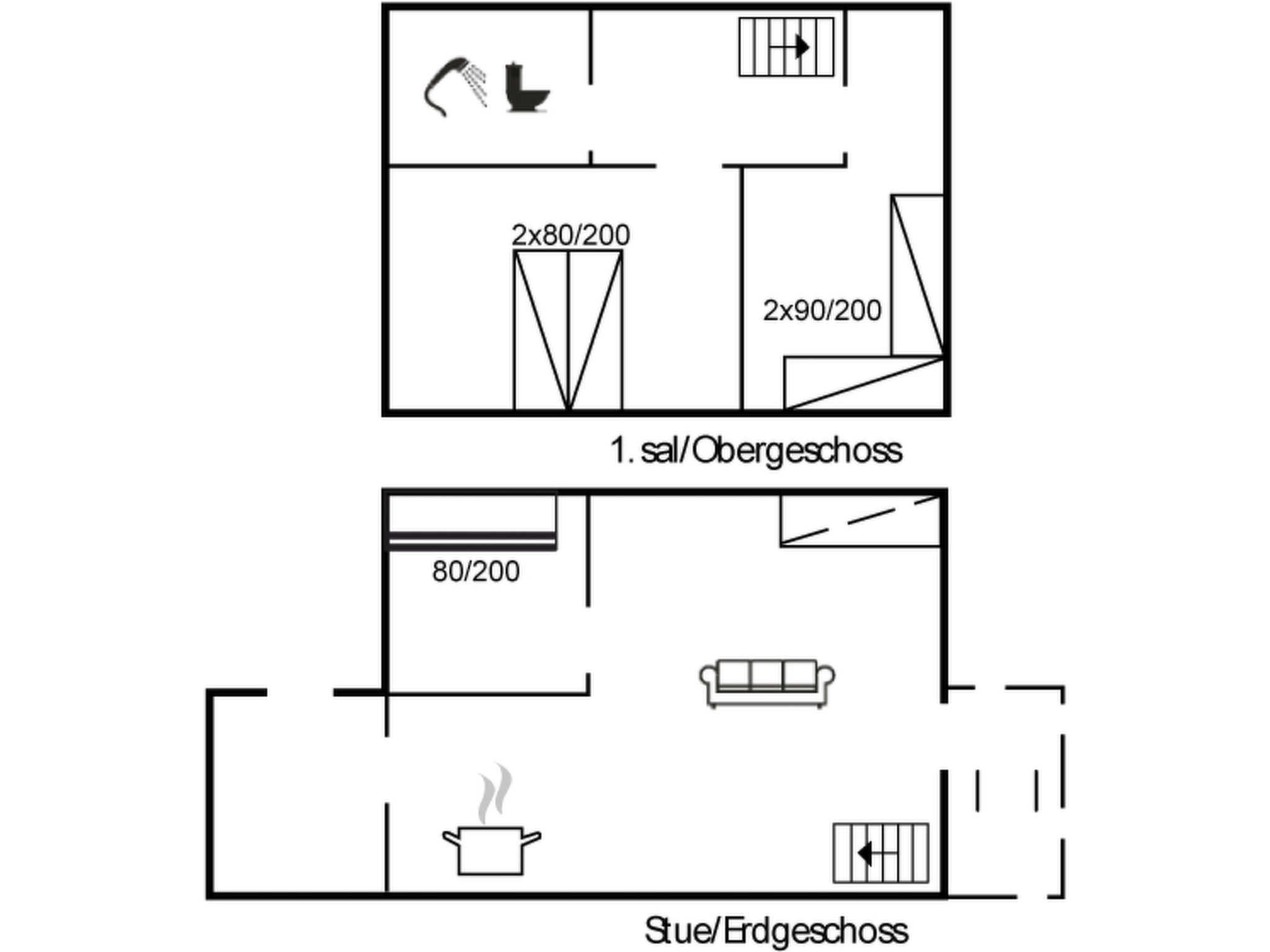 "Alvild" - 2.3km from the sea - Inside