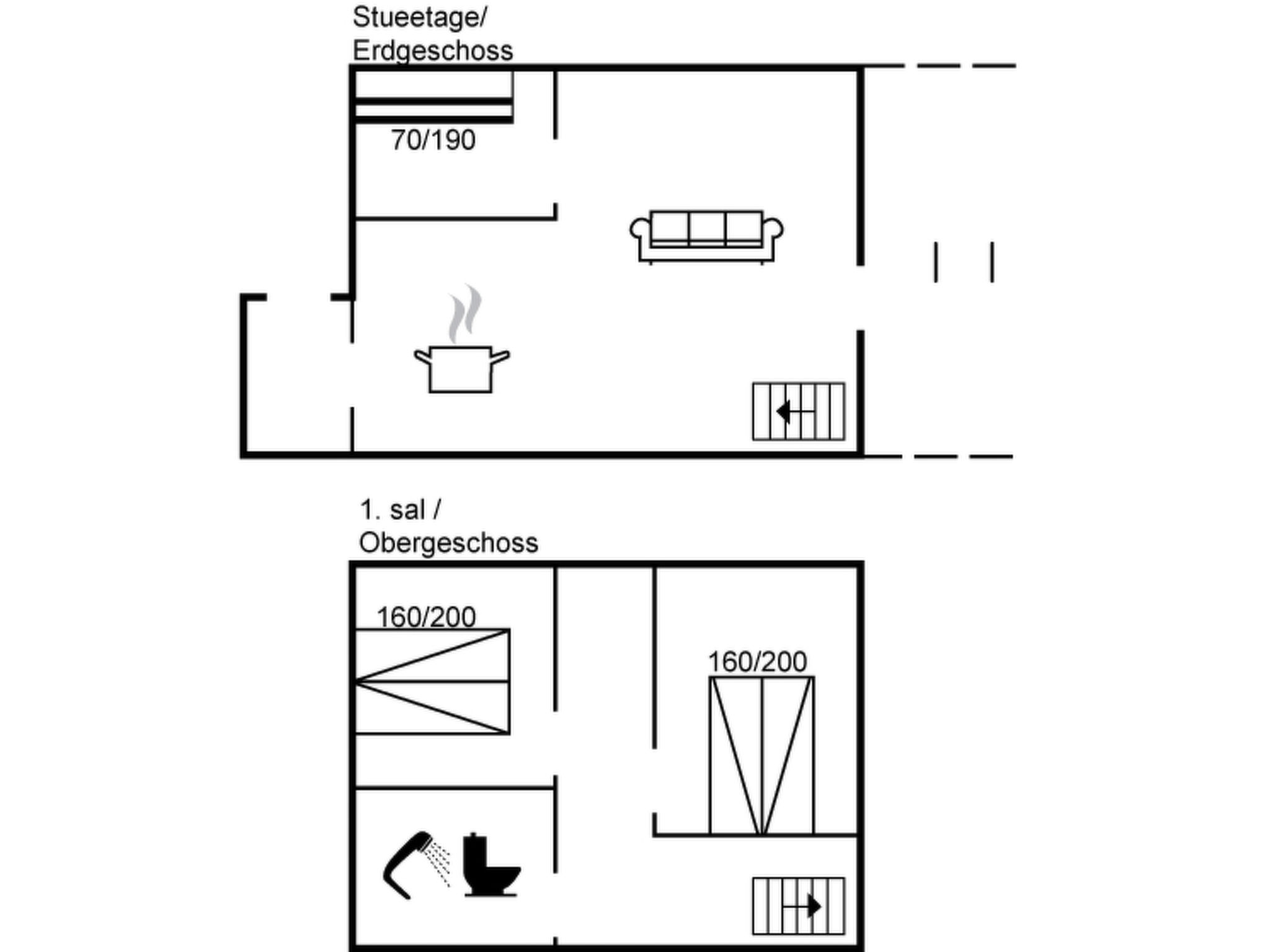 Appartement "Drita" - 2.3km from the sea – Plan, photo 26 sur 26