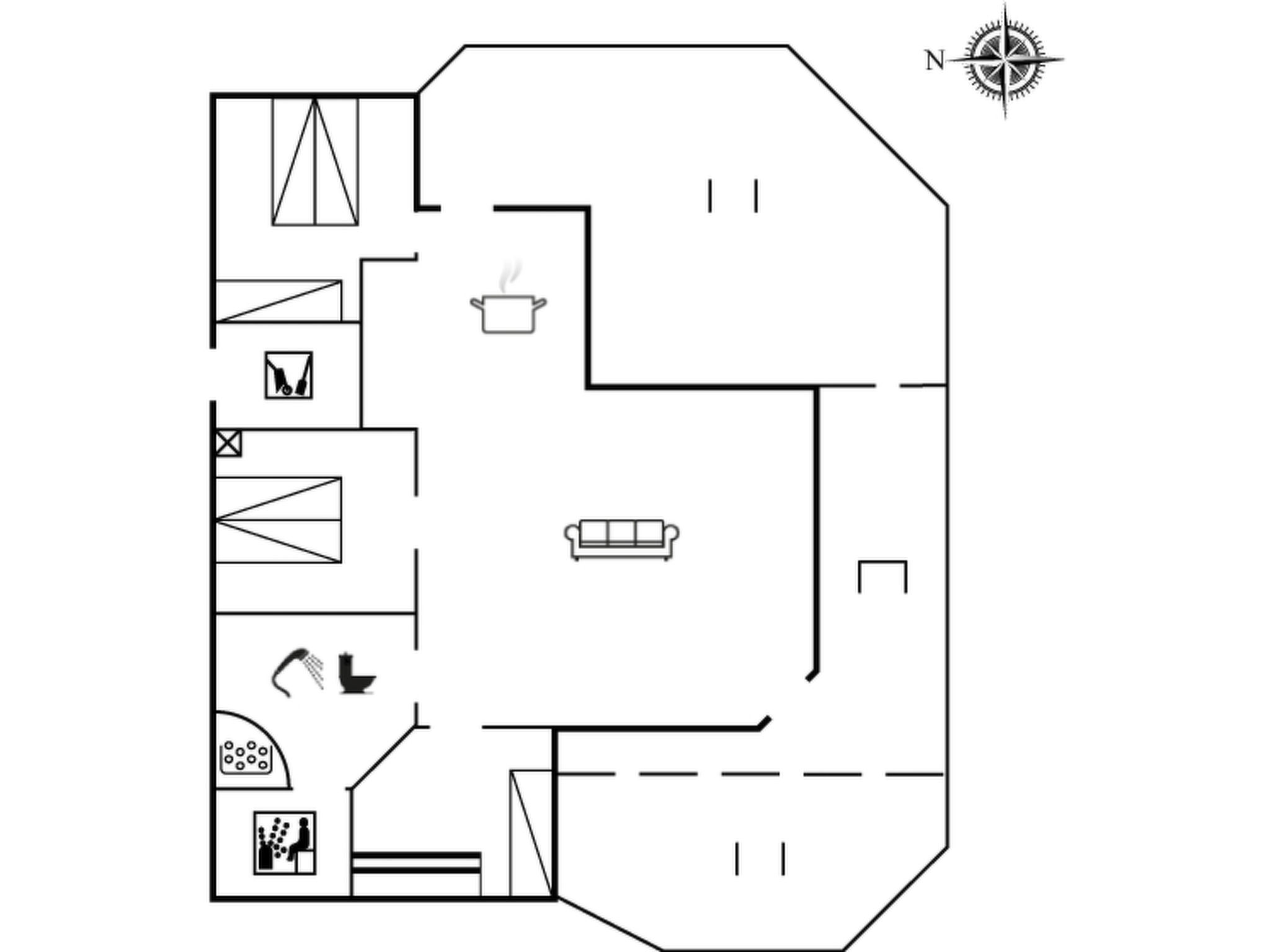 "Lin" - 2.9km from the sea - Inside