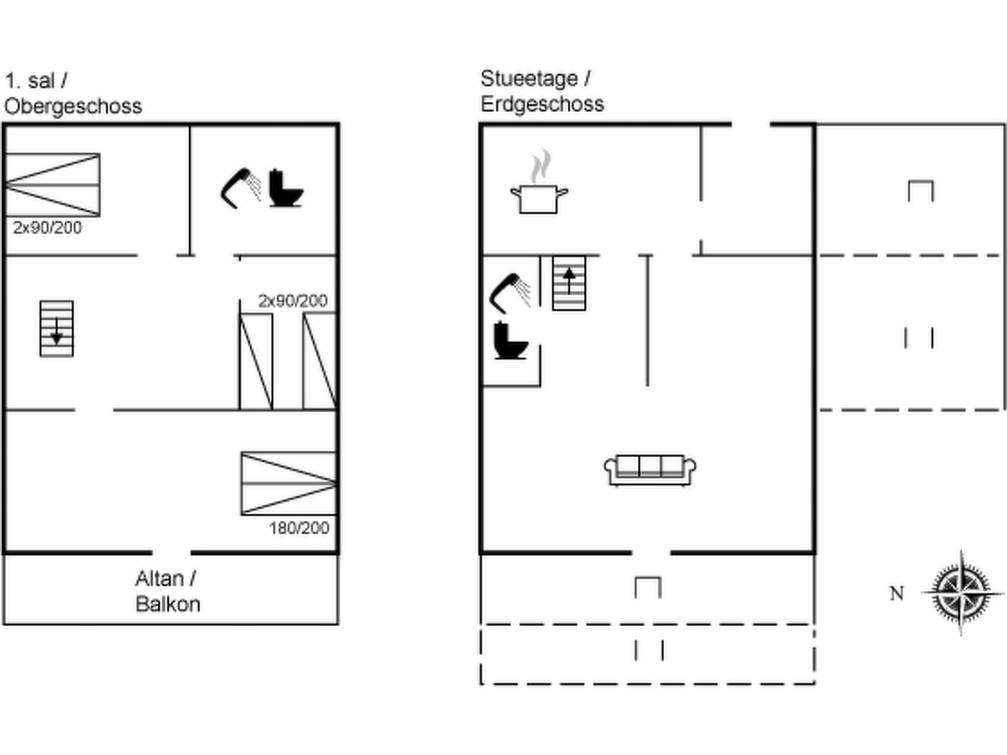 6-persoons vakantiehuis met open haard op Rømø · 125 m² - foto 28