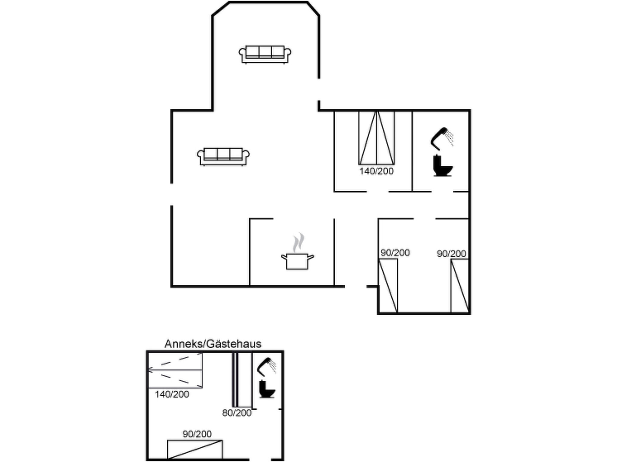 "Gwen" - 2.7km from the sea-Binnen