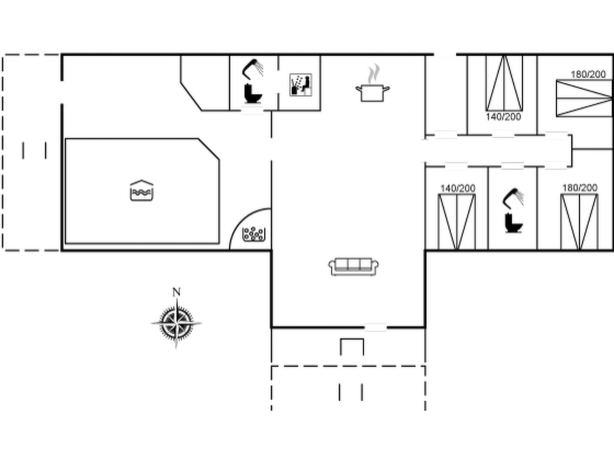 Maison "Atti" - 2.5km from the sea – Plan, photo 32 sur 32