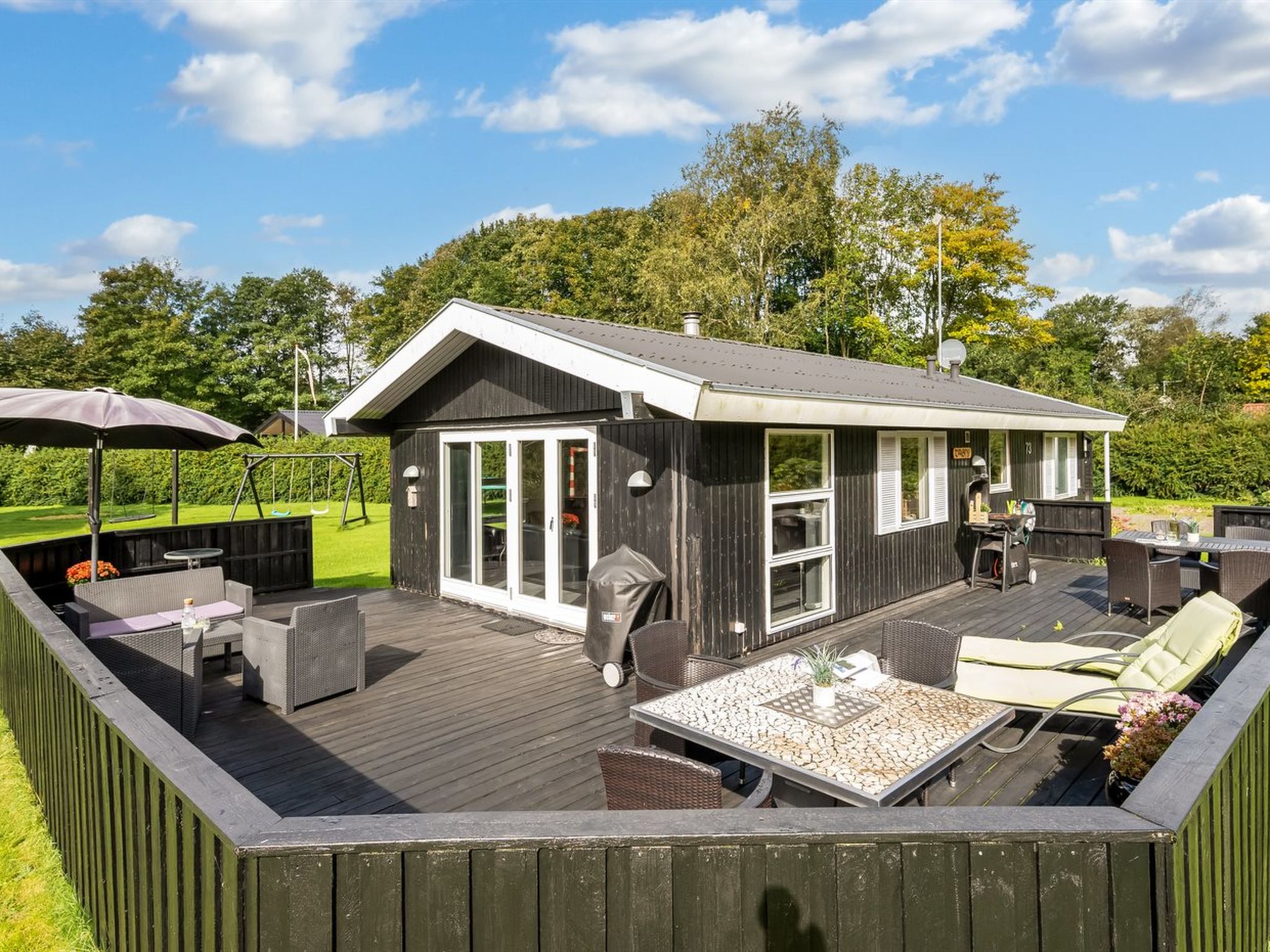 "Vilhelm" - 10km from the sea-Dehors