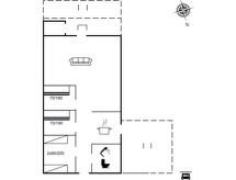 Knusse vakantiewoning Adelheid op 1,2 km van het strand van Vejers - thumbnail 1