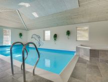 Ruime vakantiewoning met privézwembad en sauna op 800m van de zee in Blåvand - thumbnail 3