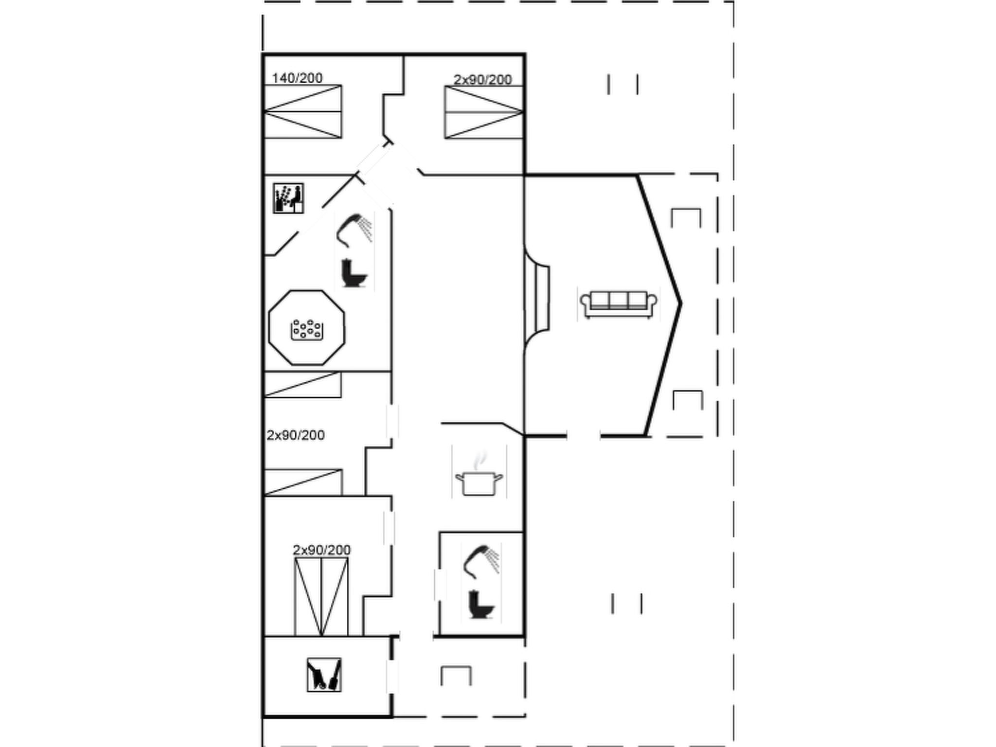 "Guththorm" - 600m from the sea - Inside