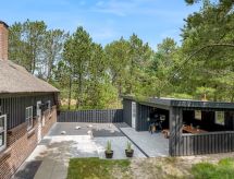 Ruim vakantiehuis met privézwembad en sauna op 2,5 km van de zee in Blåvand - thumbnail 3
