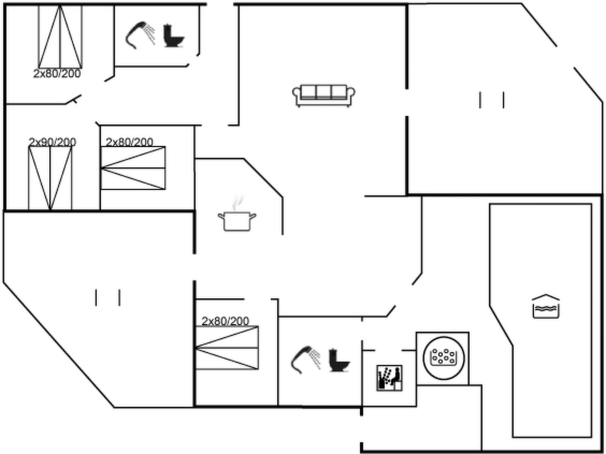 "Oskari" - 1.3km from the sea - Inside