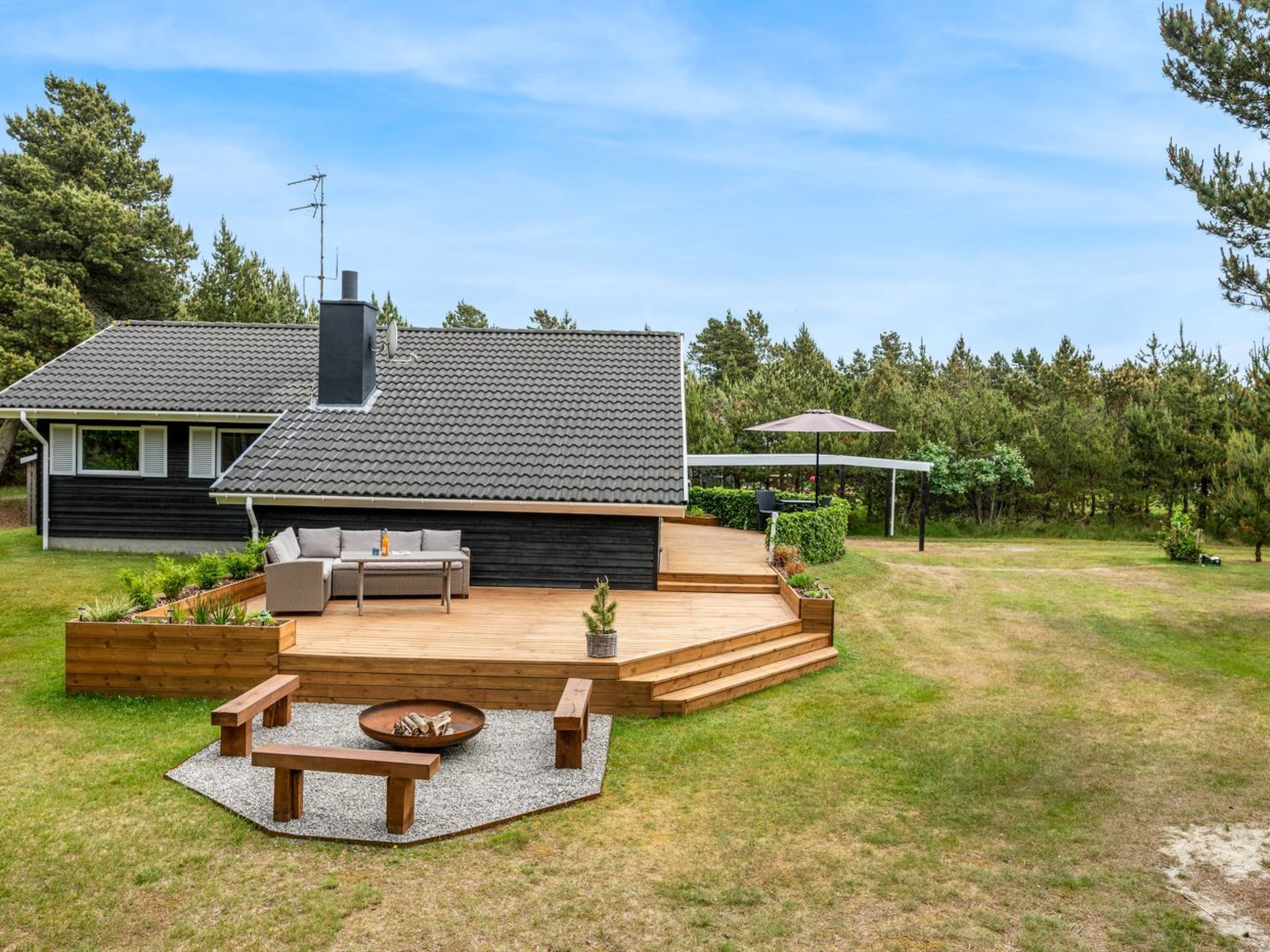 "Elske" - 1.1km from the sea - Buiten