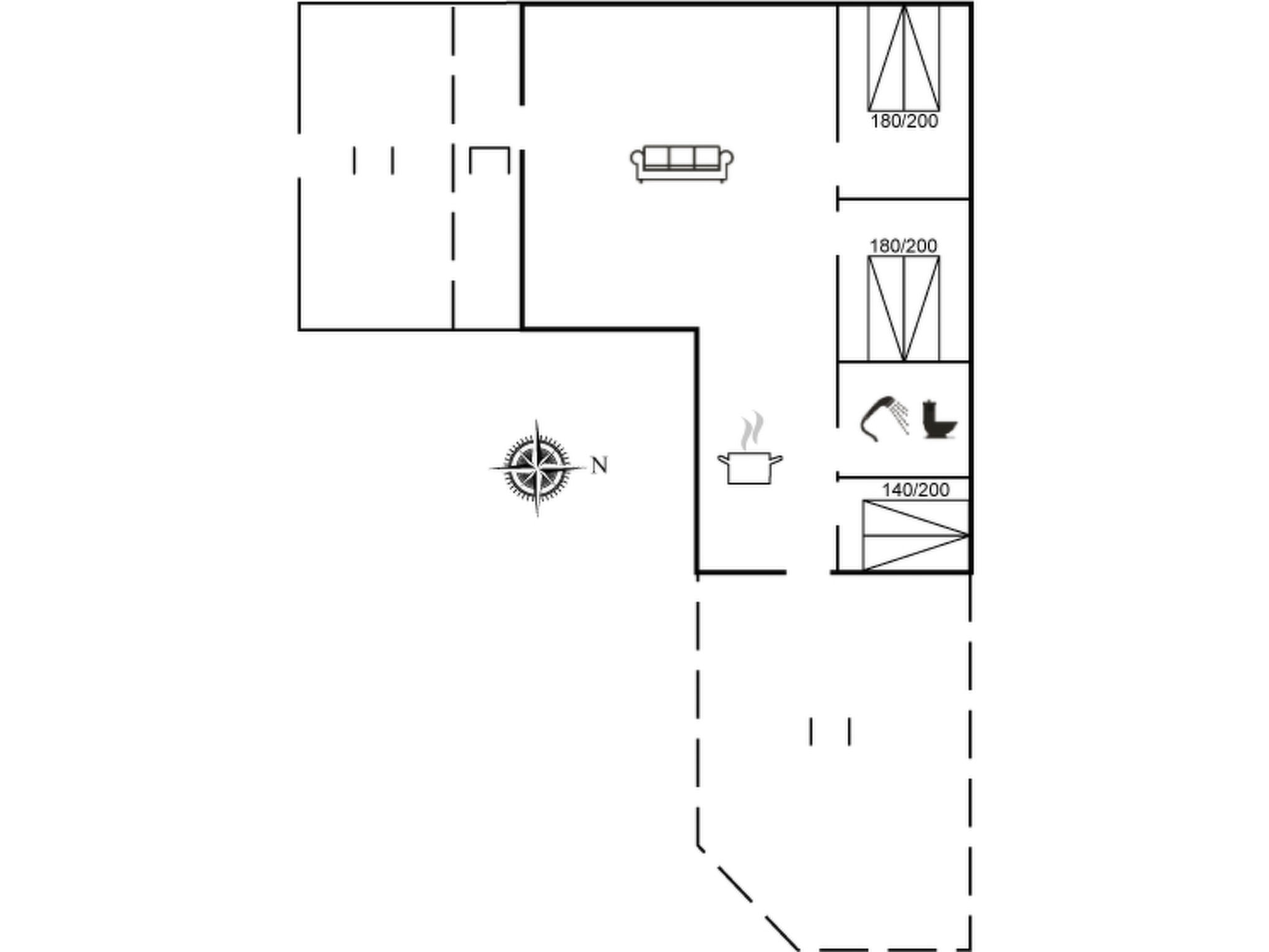 "Valpuri" - 1.3km to the fjord - Inside