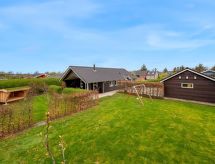 Gertrud: Luxe vakantiehuis met sauna op 950m van de fjord, West-Jutland - thumbnail 1