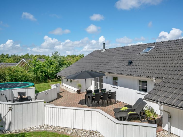 10-persoons vakantiehuis in Hemmet met sauna en open haard in Hemmet