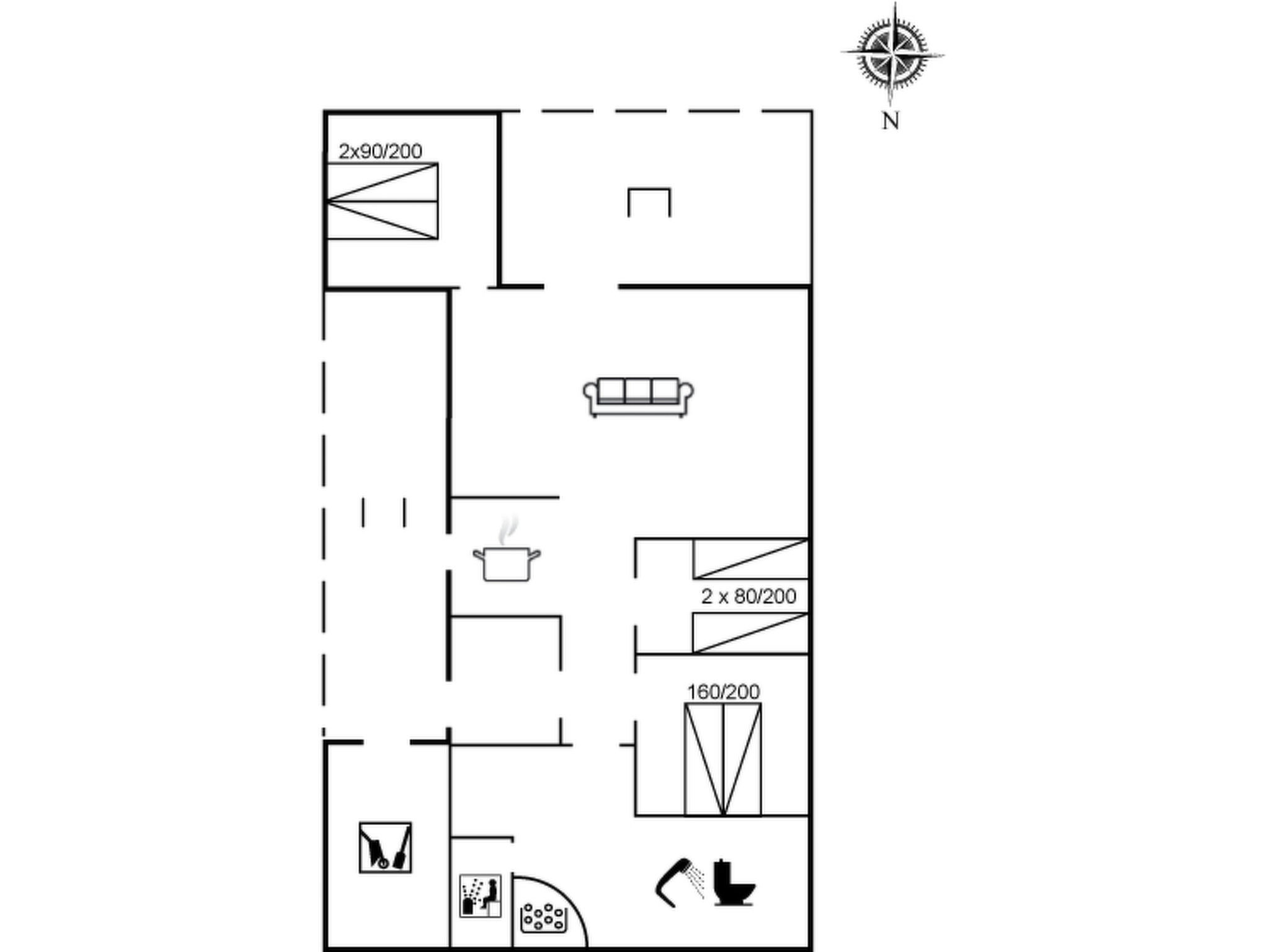 "Fredger" - 1.8km from the sea - Inside