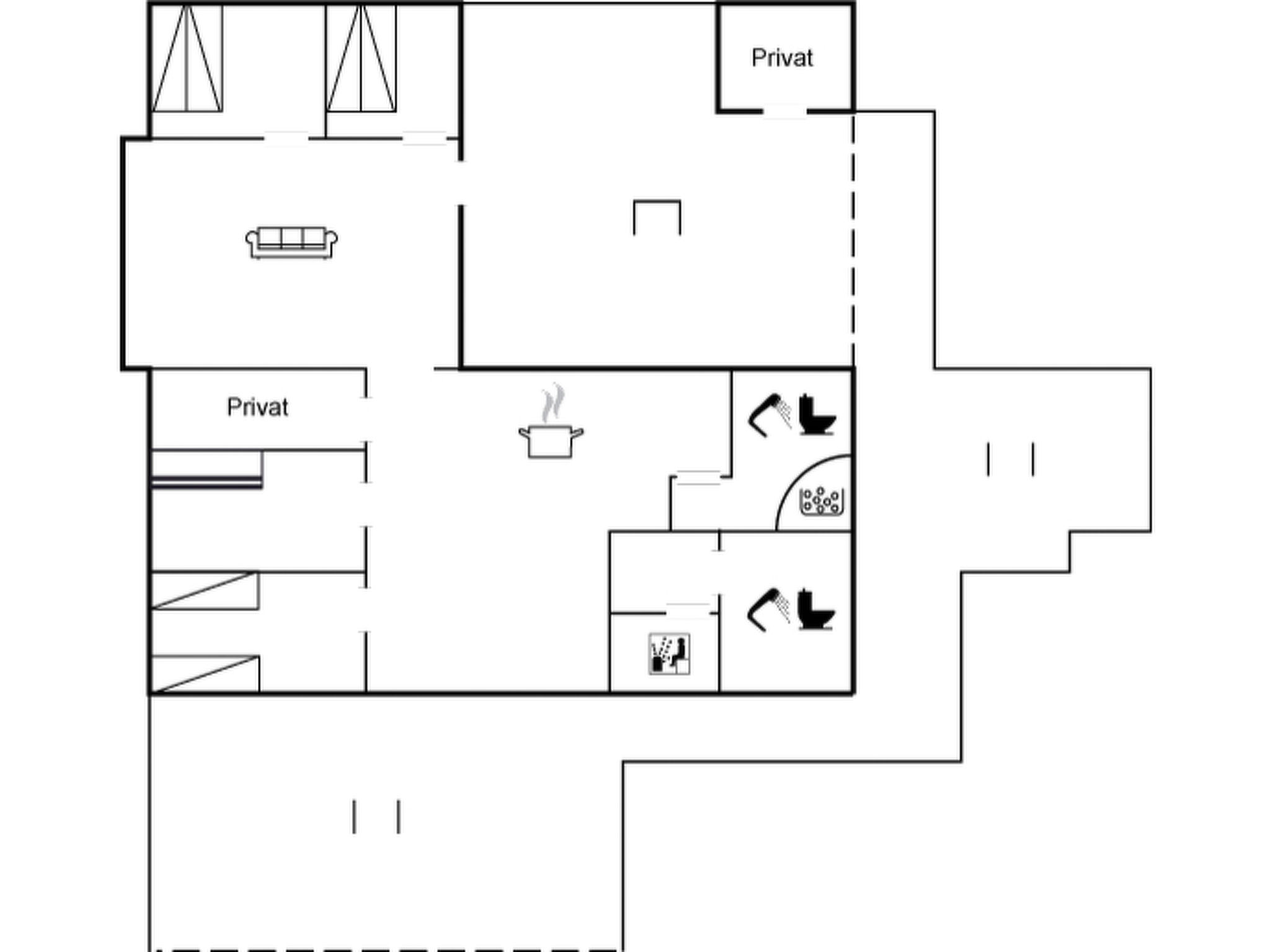 "Finne" - 800m from the sea - Inside