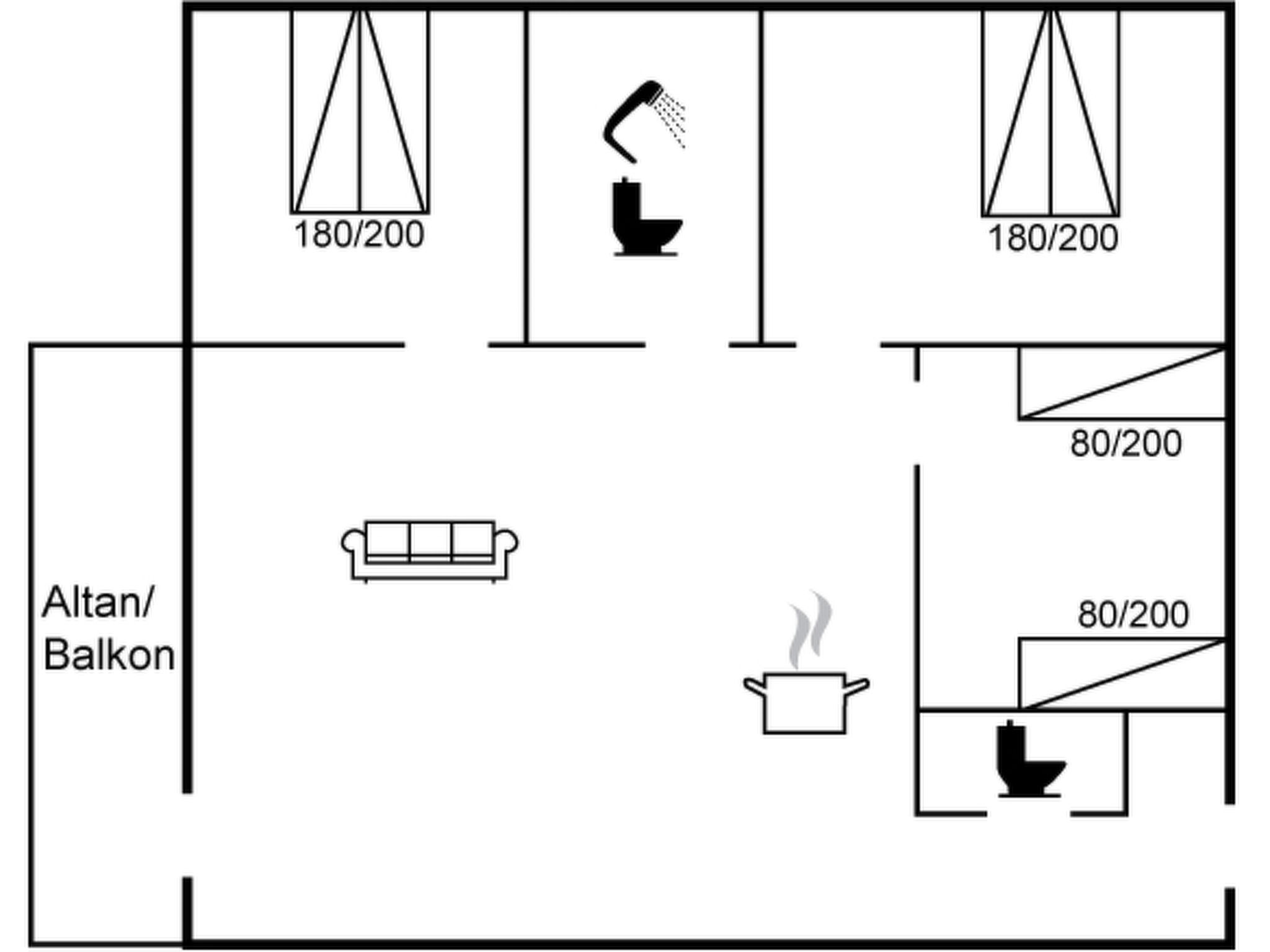 Appartement "Thormund" - 400m from the sea – Plan, photo 32 sur 32