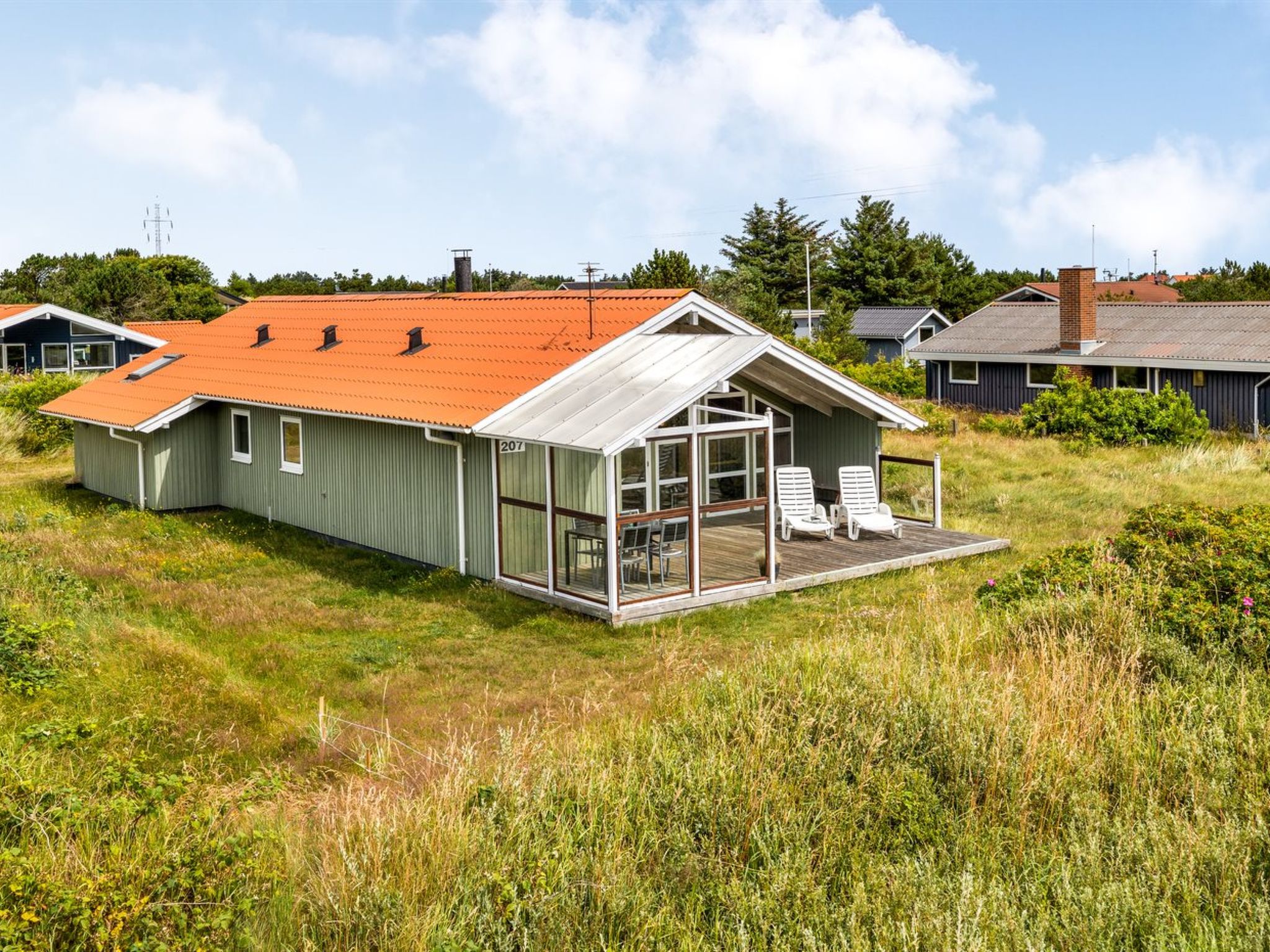"Gedda" - 700m from the sea - Buiten