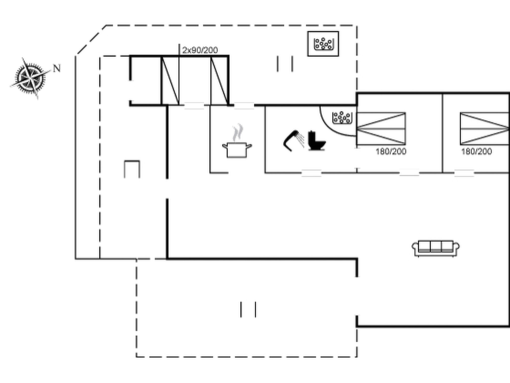 "Brunkil" - 500m from the sea - Inside