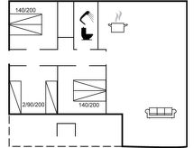 Vrijstaande woning Tholf in Ulfborg, op 100 meter van de fjord - thumbnail 2