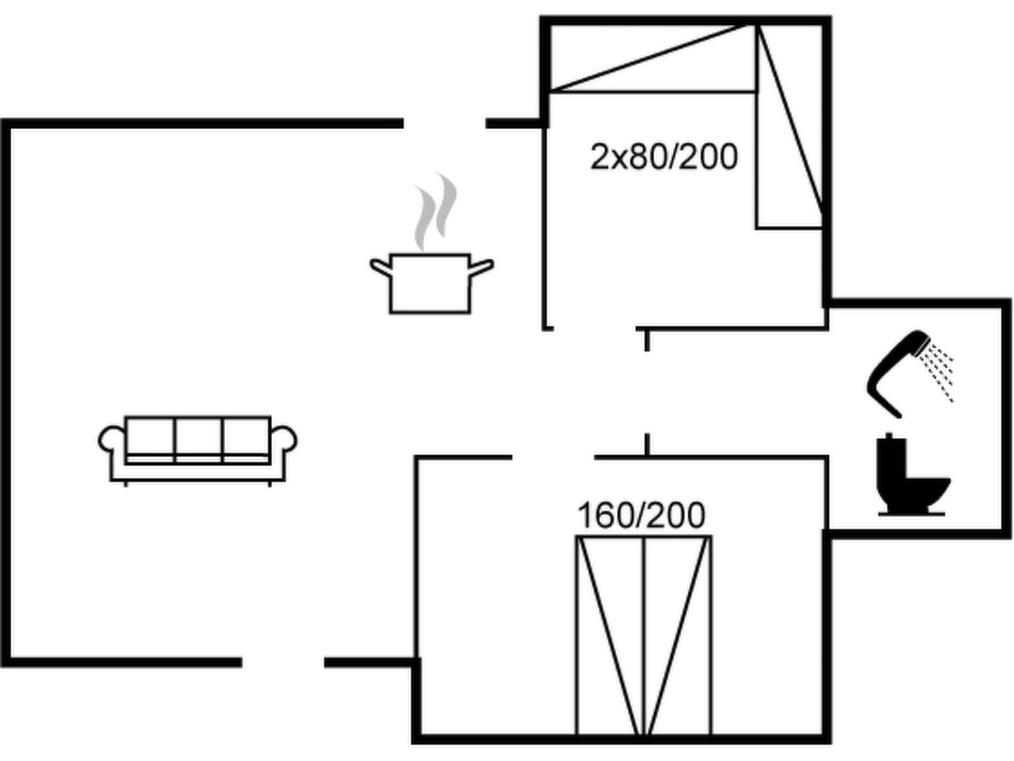 "Stjerne" - 300m from the sea-Binnen