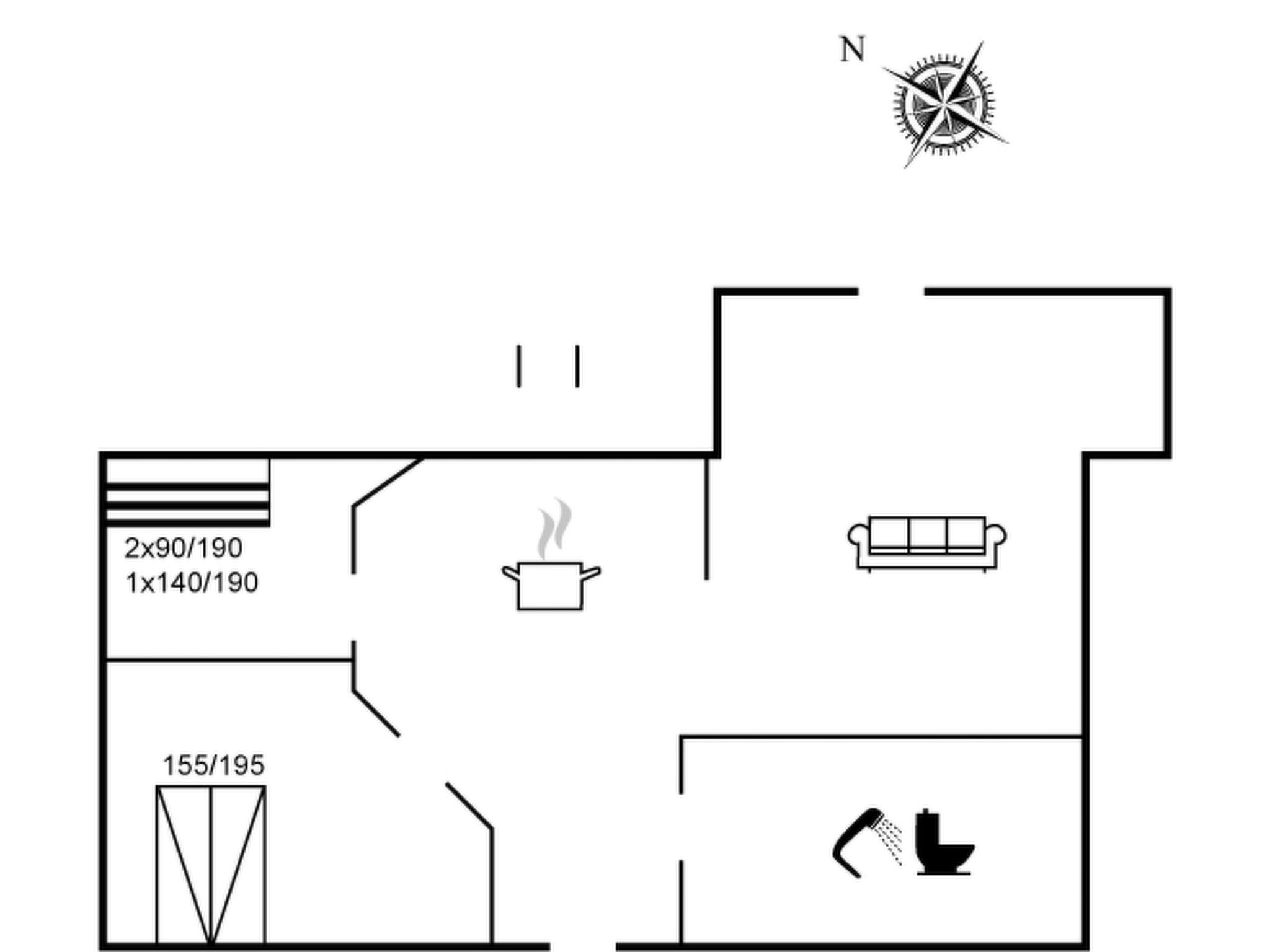 "Heming" - 100m from the sea - Inside