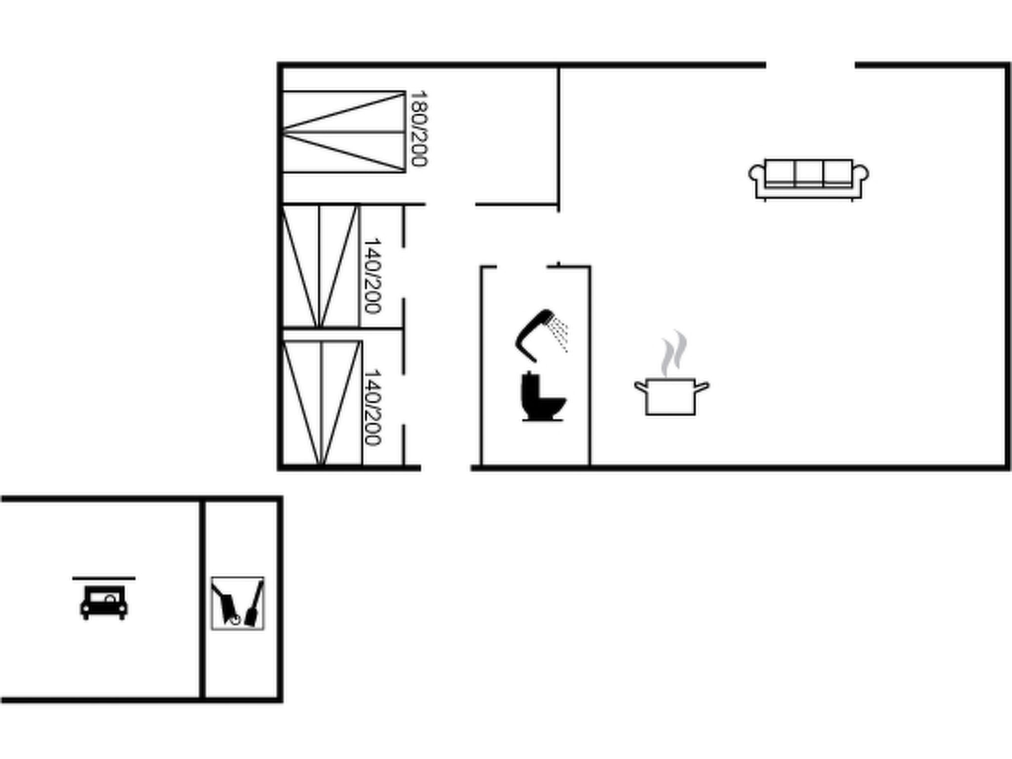 "Vilja" - 150m from the sea - Drinnen