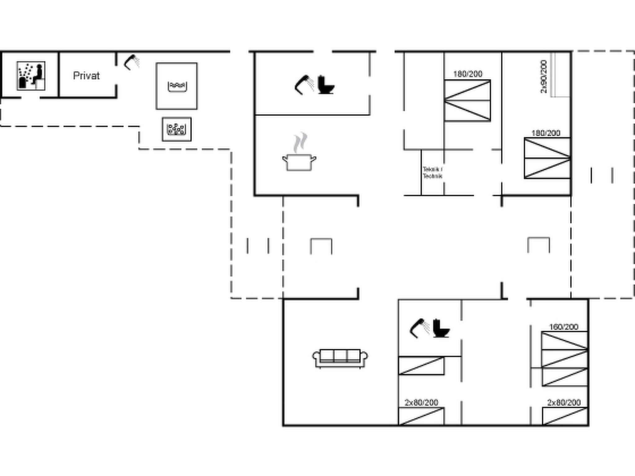 "Adia" - 650m from the sea-Dedans