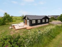 Aan zee: Ruim vakantiehuis Siebelt in Knebel met whirlpool - thumbnail 1