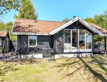 Vakantiehuis aan zee in Knebel met zeezicht en open haard - thumbnail 2